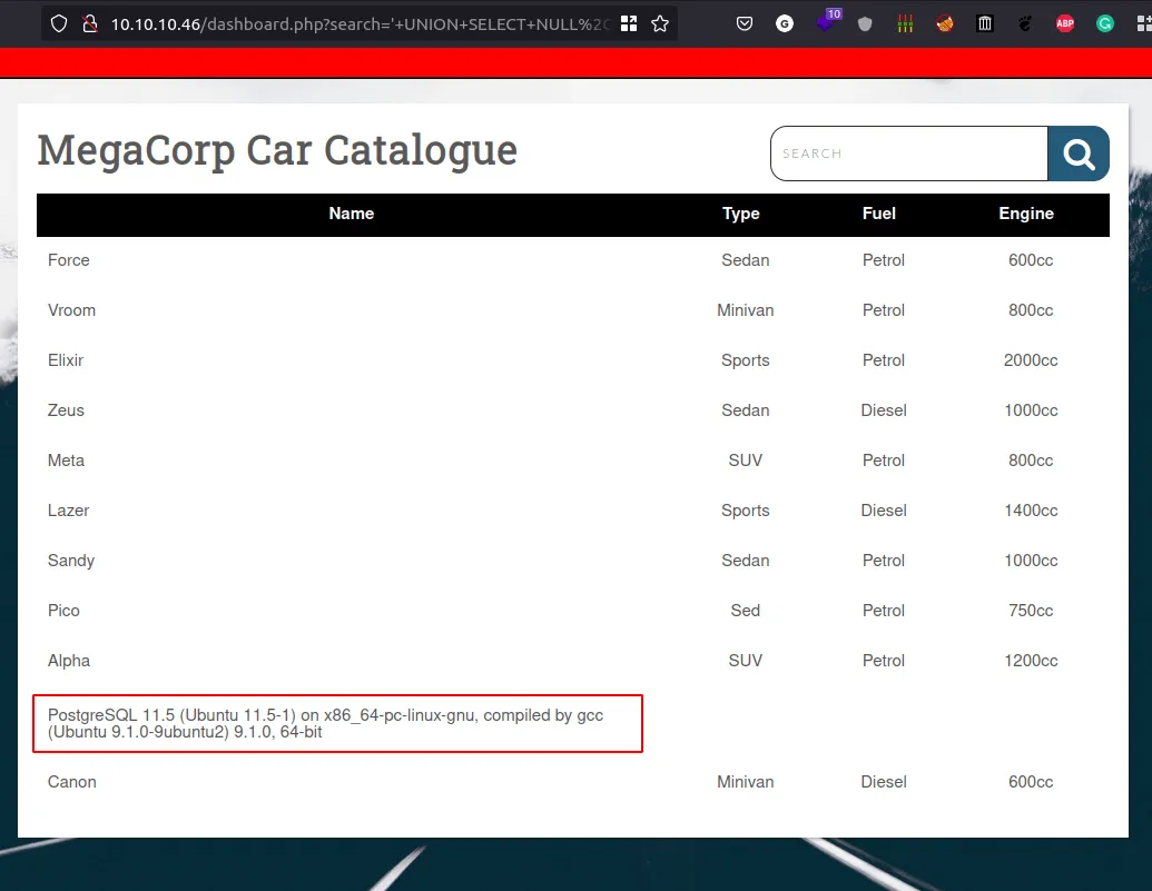 found injection point