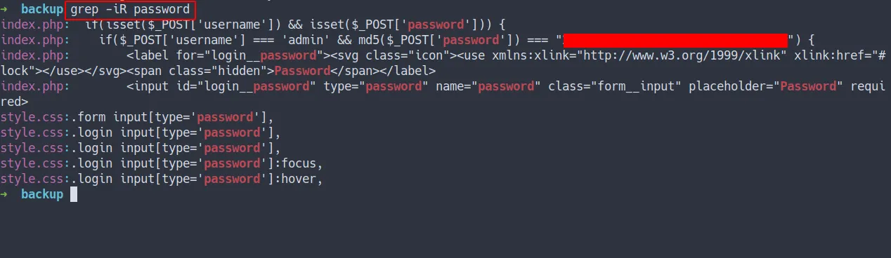 found the credentials