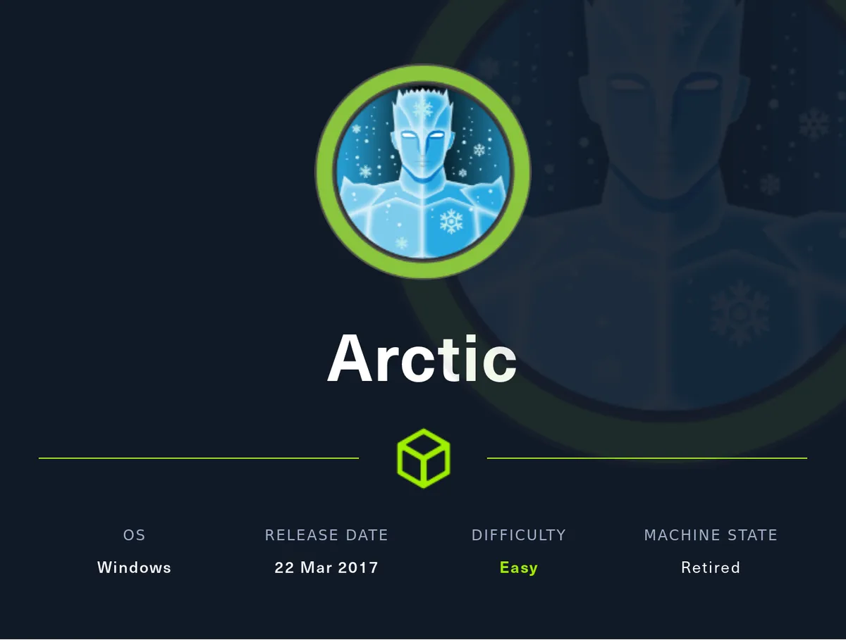 HackTheBox - Arctic Writeup