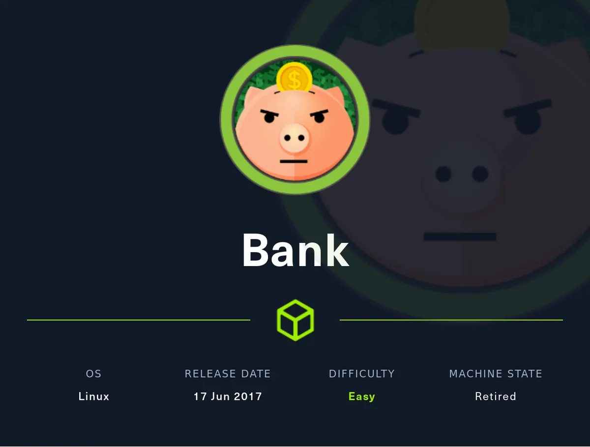 HackTheBox - Bank Writeup