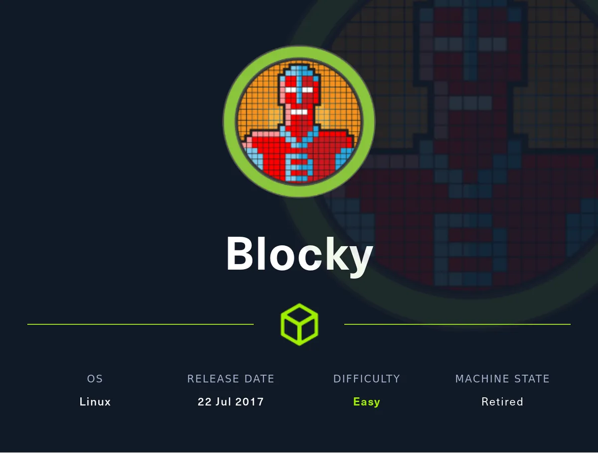 HackTheBox - Blocky Writeup