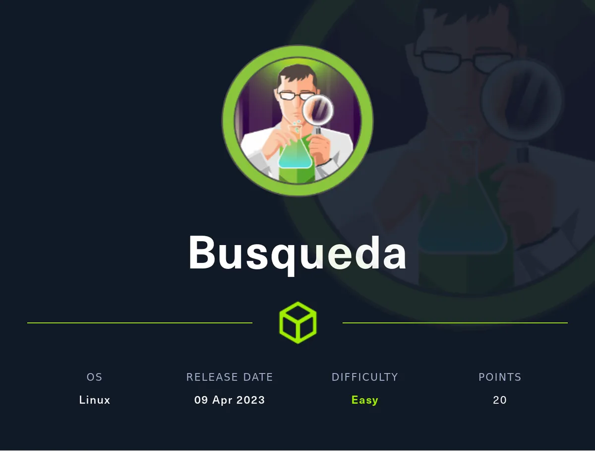 HackTheBox - Busqueda Writeup