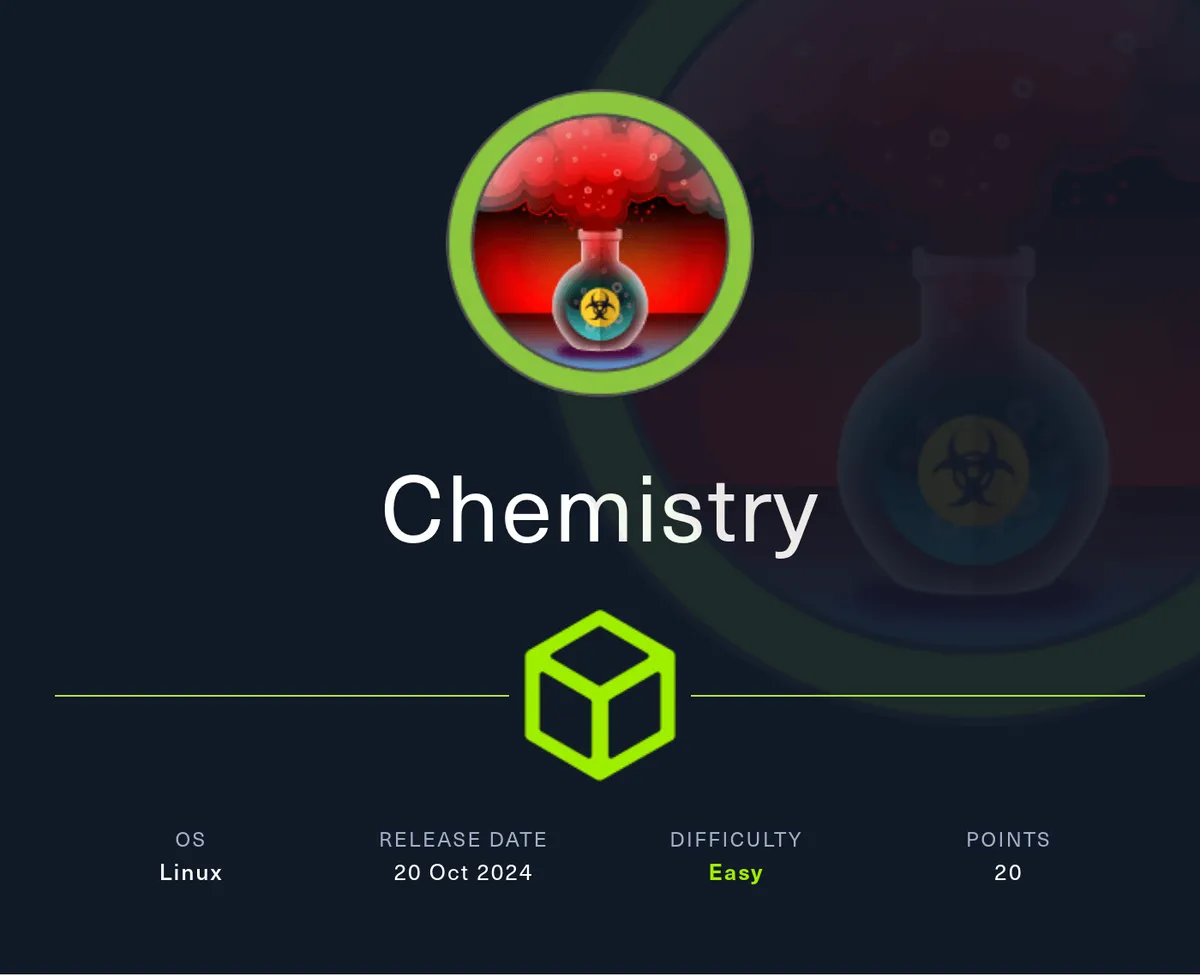 HackTheBox - Chemistry Writeup