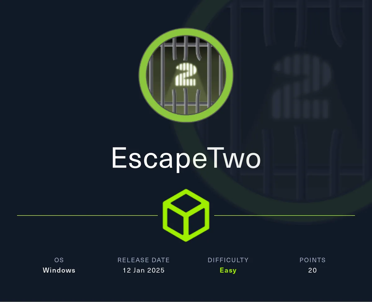 HackTheBox - EscapeTwo Writeup