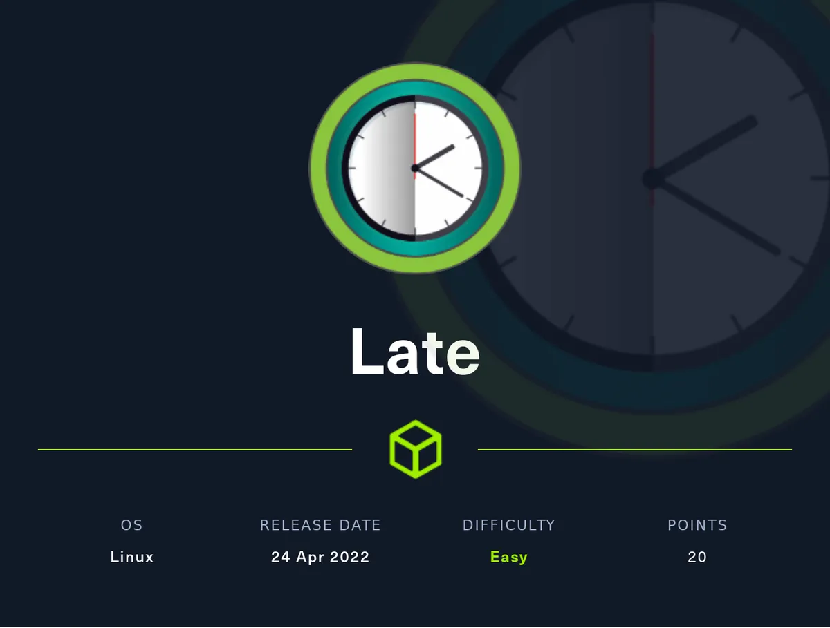 HacktheBox - Late Writeup