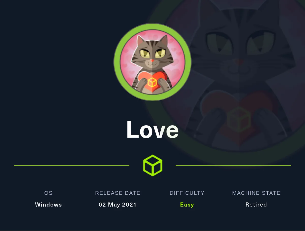 HackTheBox - Love Writeup