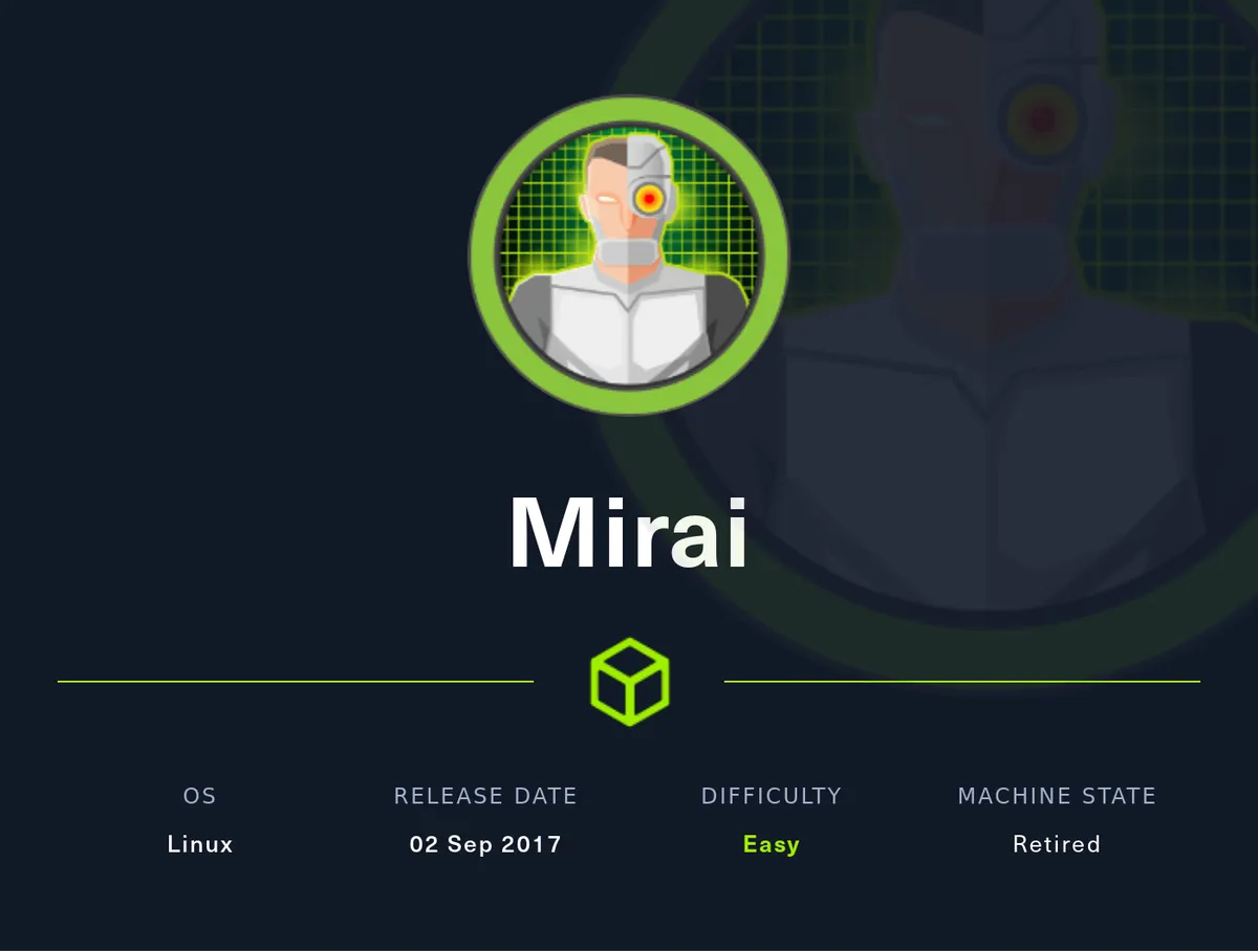 HackTheBox - Mirai Writeup