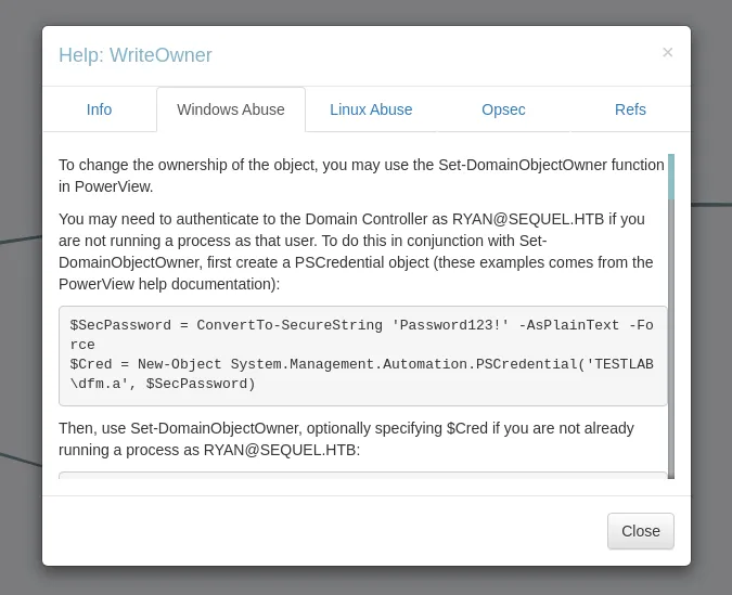 WriteOwner information