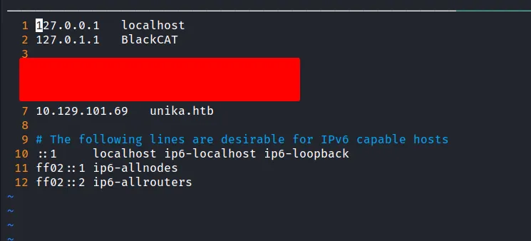 add hostname in /etc/hosts