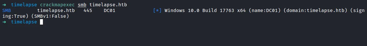 check windows version over smb using crackmapexec