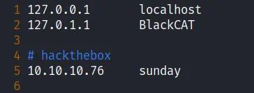 add hostname in /etc/hosts