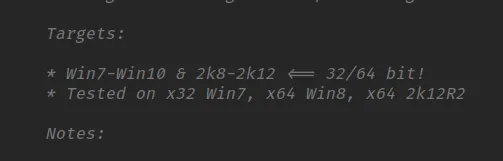 exploit compatibility