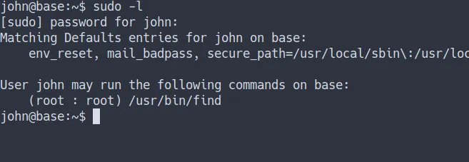 check sudo permission