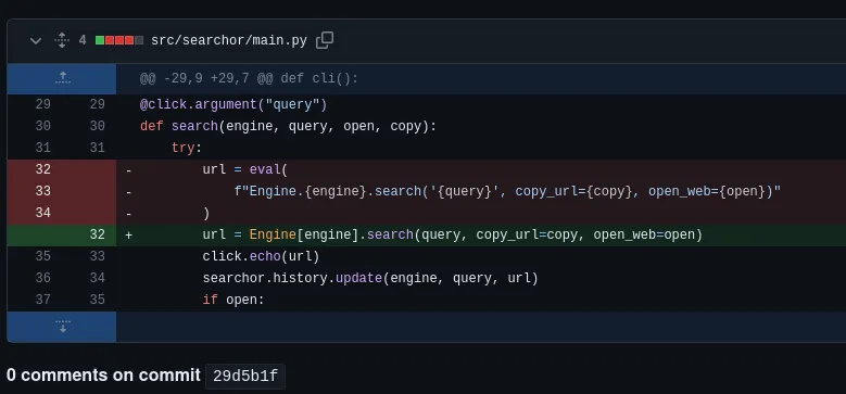 vulnerable code in github