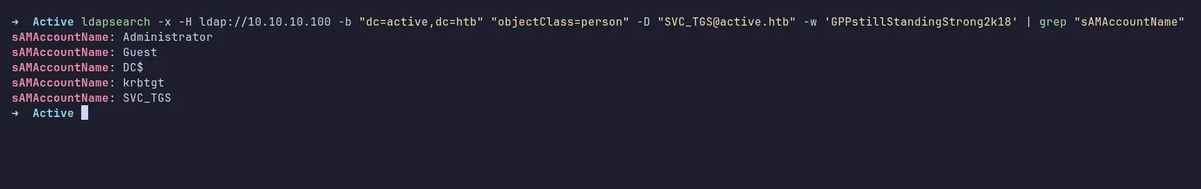 ldapsearch enum users