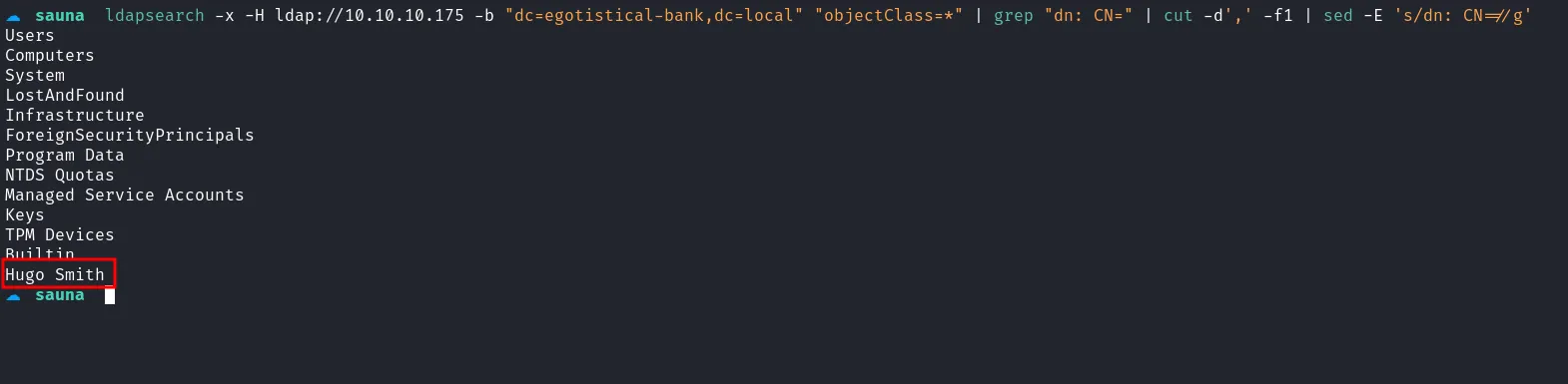 ldapsearch query user
