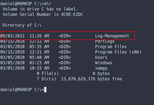 found Log-Management directory