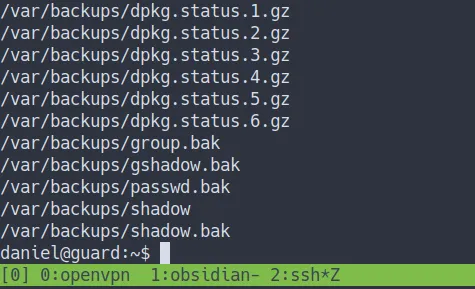 found /var/backups/shadow