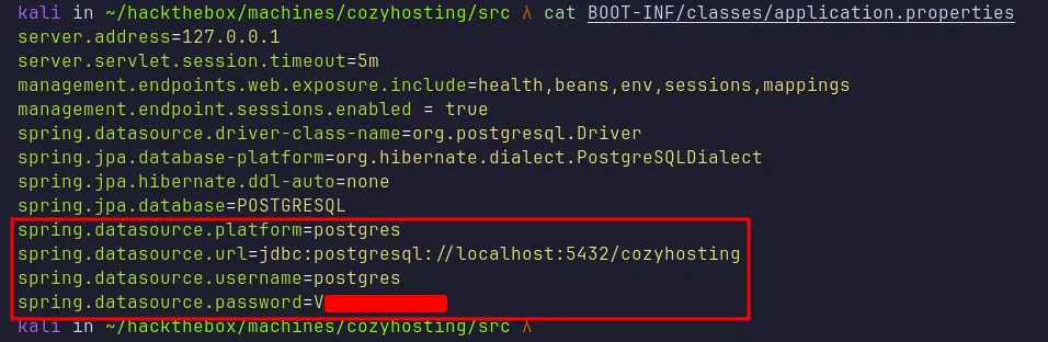 postgresql credentials