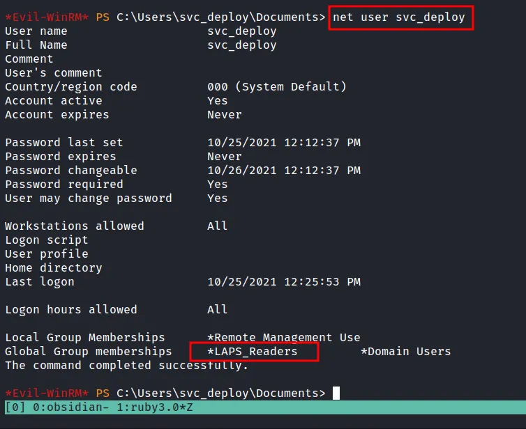 net user svc_deploy