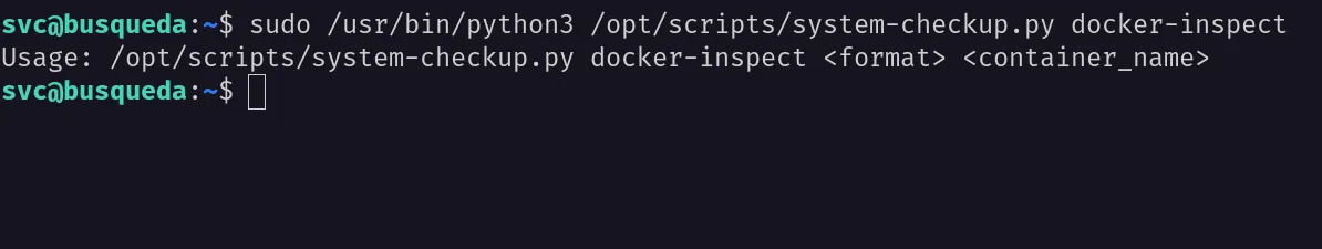 system-checkup docker-inspect