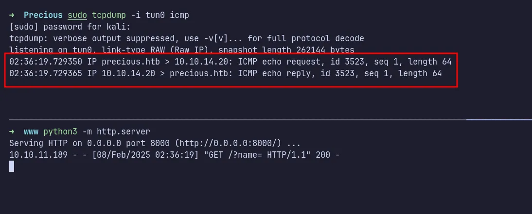 tcpdump ICMP